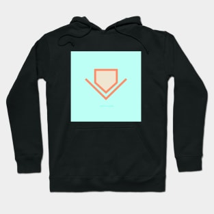 Baseball Systematic Catching Home Plate Logo Hoodie